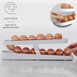 Automatic Rolling Egg Holder Rack