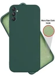 SAMSUNG GALAXY A05S Soft matte liquid silicone Case Back Cover for Samsung galaxy A05s - Green