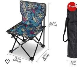 Outdoor Portable Garden Chair | Folding Camping Chair | Lightweight | Sketching Chair with Carry Bag