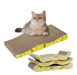 Cats Scratch Board for Cat Kitten Grinding Nails Interactive Protect Furniture Cat Kitten Toy Cat Scratcher Toys with Catnip Scratching Mat