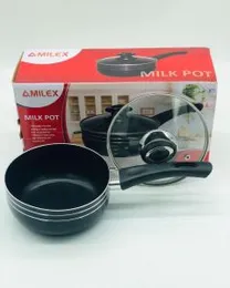 Milk pot with lid kitchen pan milk cooking pot set