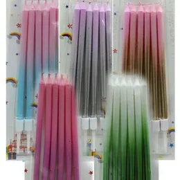 Happy Birthday Party Shine Pen Candle Cake Decoration Multi Color