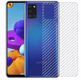 Carbon Fiber Back Sticker For Samsung Galaxy A21s