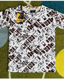 Boys Popcorn Printed T-Shirt, Trendy Kids Pop Corn Tee, Comfortable Boys Casual Shirt