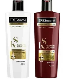 TRESemmé Keratin Smooth Shampoo And Conditioner 400Ml + 400Ml TRESemmé Keratin Smooth Shampoo And Conditioner 400Ml + 400Ml.