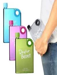 Ultra Slim Flat Stylish Note Book Water Bottle Notebook Water Bottle BPA FREE - Portable Leak-proof BPA FREE