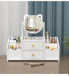 Kitty Mirror Makeup Storage