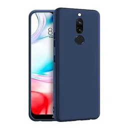 Soft Silicone case with camera guard for Redmi 8 Black Blue Green