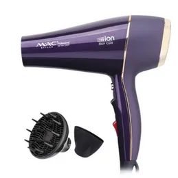Mac MC-6690A Professional Hair Dryer 2200W – Salon Quality with Diffuser and Concentrator Nozzle
