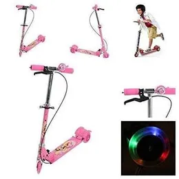 Adjustable 3 Wheel Kick Scooter With Light Wheel Gifts For Toddlers Children Boys Girls 518 |.