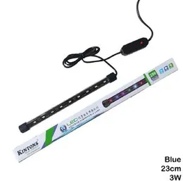 Kintons KT-300 23cm 3W Submersible Aquarium Fish Tank Light Lamp Multiple Colour Options