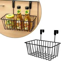 Hanging wall mount fruit basket fashion cosmeti kitchen toilet multipurpose metal holder