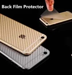 Transparent Ultra Thin Fit Transparent Carbon Fiber Film Phone Case Wrap Protective Back Sticker For iPhone 7