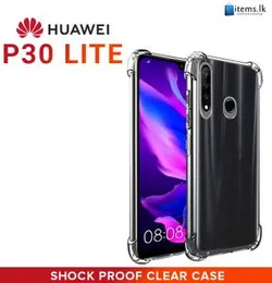 Luxury Shockproof Transparent Shockproof Bumper Case For Huawei P30 Lite Crystal Transparent Premium Quality Shockproof Protective Phone ShellP30 Lite