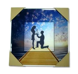 40×40 Framed Print-Landscapes (LINO821)