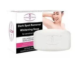 Aichun Beauty Collagen and MILK SOAP abms Pure Dark Spot Remover for Sensitive Areas 100g.