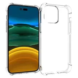 Luxury Transparent Shockproof Bumper Case For iPhone 14 Pro Max Crystal Transparent Premium Quality Shockproof Protective Phone Shell 14 Pro Max Soft