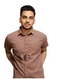 Premium Linen Short sleeve Shirt – Brown