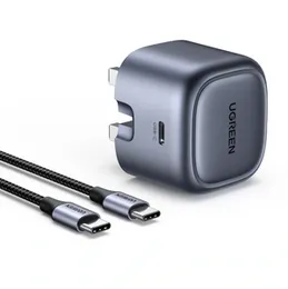 UGREEN 30W USB-C Nexode GaN PD Fast Charger UK (Space Gray) with Type-C to Type-C Cable – CD305 - 25114