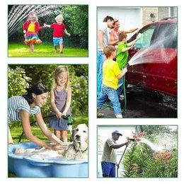 100 FT EXPANDABLE MAGIC WATER HOSE EXPANDABLE GARDEN MAGIC HOSE TELESCOPIC WATER PIPE IRRIGATION WATERING SPRAY CAR WASH PLASTIC PRESSURE GUN CLEAN TO