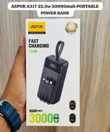 Aspor A317 30000mAh Portable Power Bank.