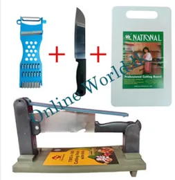 4pcs Stand Knife Set _ FREE Cutting Board, Kiwi Knife & a Peeler