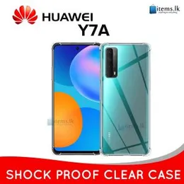 Luxury Shockproof Transparent ThickBallon Bumper Case For Huawei Y7A Crystal Transparent Premium Quality Shockproof Protective Phone Shell Y7A Soft TP