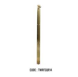 BRASS FLAT SQUARE TOWER BOLTS (SATIN) 24 INCH