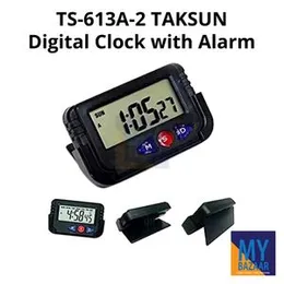 Car Dashboard Office Desk Clock with Flexible Stand TAKSUN TS-613A-2.