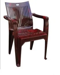 Piyestra Kingstar Veranda Plastic Chair - Red