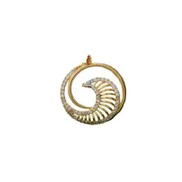 Good Quality Gold Plated GJP Stylish Medium Size Special Derana Pendant For Women.