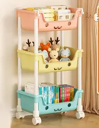 Storage Rack With Wheels, Multi-tier Organizer, Children Storage Bins, Nursery Room Storage, Kids Room Organizer, Playroom Storage Solution, Multi-tie