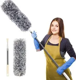 Microfiber Flexible Duster for Fan Cleaning Mop with Long Rod | Fan Cleaner Brush with Long Rod | Spider Web Cleaner Stick | Fan Cleaning Brush | Fan