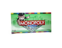 Monopoly Board Game - Global Village with Money and Tokens