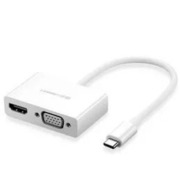 UGREEN Type C to HDMI + VGA Converter – MM123 - 30843