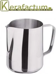 1 Quart Milk Frothing Pitcher, 32-Ounce / 1 Liter. Large Milk Pitcher, Stainless Steel Milk Steaming Frothing Pitchers for Espresso Machines, Milk Fro