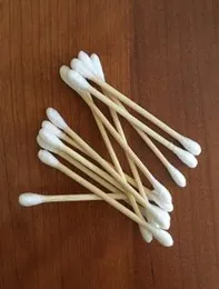 Cotton Earbuds Tips Cotton Buds Natural Eco Friendly, Biodegradable Cotton Buds for Ear, Double Ear Sticks for Cleaning, Makeup, Dust & Dirt Removal