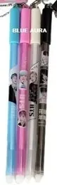 Blue Aura BTS BT21 Pen Set of 4 For School College Office Gifting Or Collectible (BTS Boys)