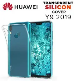 ThickBallon Clear Transparent Silicone Case back cover For Huawei Y9 2019