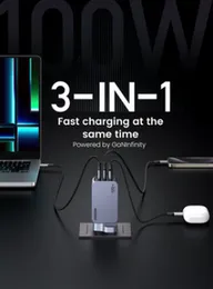 UGREEN 100W Nexode Pro GaN Fast Charger With Type-c to Type-c Cable – X757 - 25875