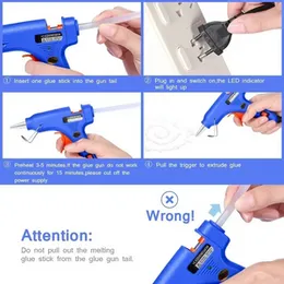 Glue Gun, Safety Switch, Hot Melt Art Craft Electric Glue Gun