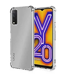 Vivo Y20 / Y12s Shockproof Clear Case Transparent Back Cover For Vivo Y20