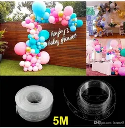 DIY 5m Clear Balloon Garland Tape for Party Decoration Balloon Arch 16 Ft