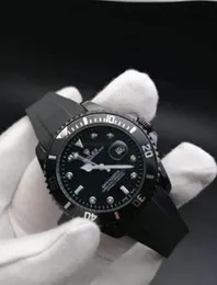 Rolex Luxury Men's Analog Wristwatch: Calendar, Iced Out Style, Silicone Band