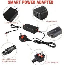 Hoverboard Self-Balancing Scooter UK 3 Pin Charger 42V 2A (SP02)