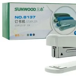 SUNWOOD #10 Staple Manual Mini Stapler Machine for Office Stationery Desktop