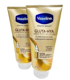 Vaseline Gluta - Hya Burst Flawless Glow Serum UV Body Lotion, Size 300ml