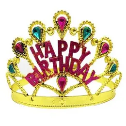 Bride TO Be Party Birthday Plastic Crown Gold / Silver