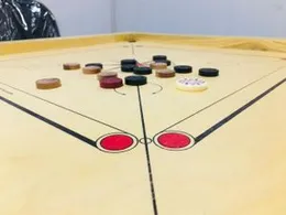 Special Satin Wood 15mm Carrom Board