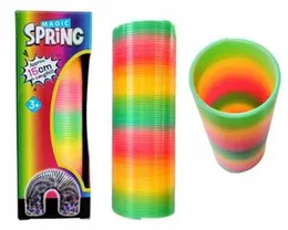 Arcade game Colorful spring for children. Colorful spring for children